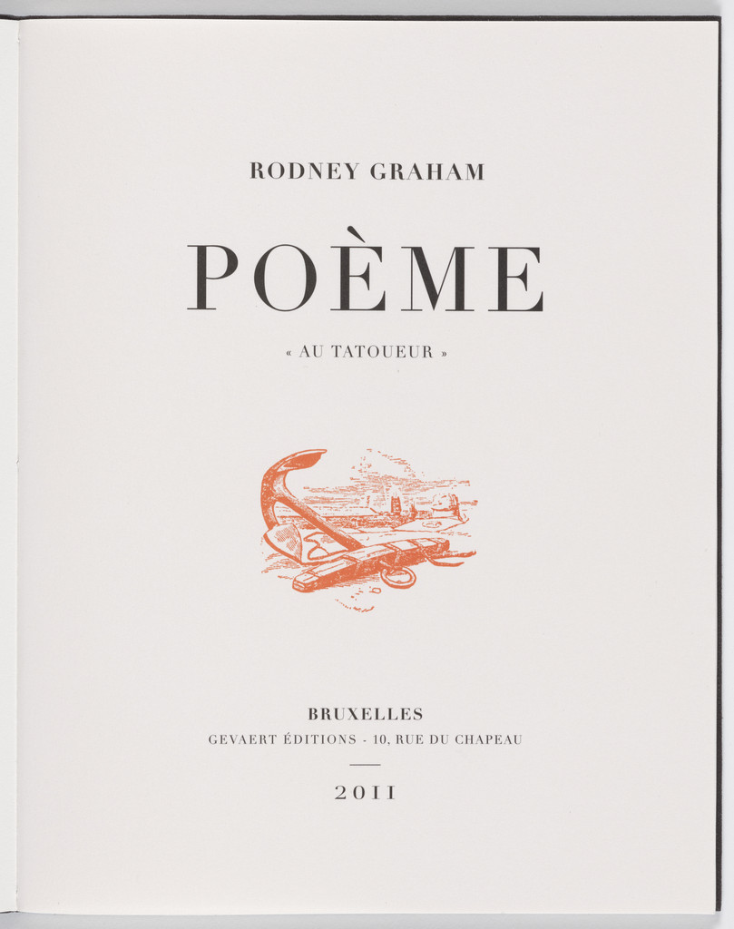 Poème "Au Tatouer" (Deluxe Edition)