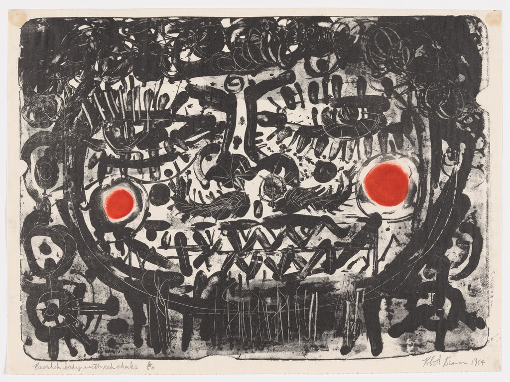 Bearded Lady with Red Cheeks from the portfolio Graphics 160