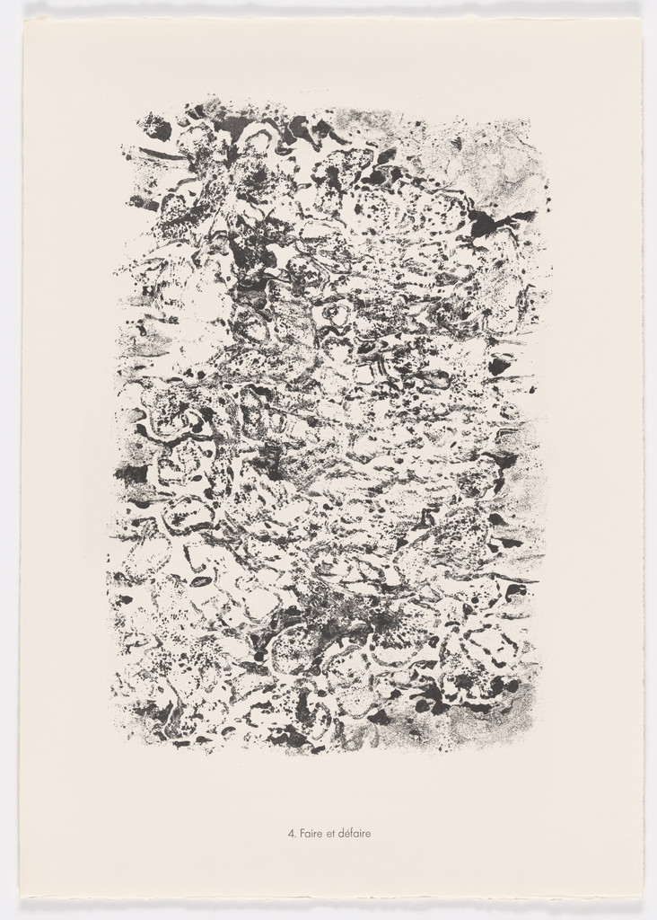 Make and Unmake (Faire et défaire) from the portfolio Scrap Plates II (Planches de rebut II) from Phenomena (Les Phénomènes)