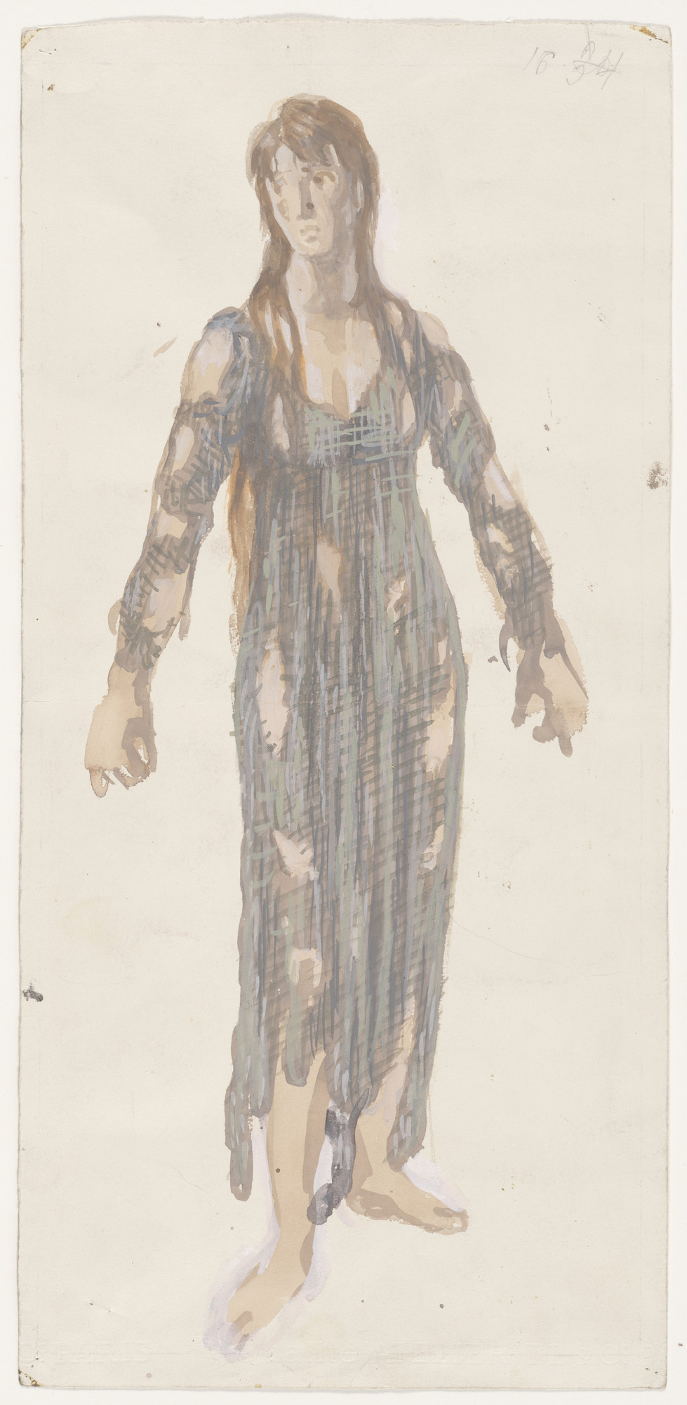 Pavel Tchelitchew. Nobilissima Visione or St. Francis, design for ballet (Poverty/Woman in Rags)