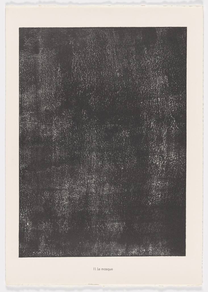 Mask (Le Masque) from the portfolio Scrap Plates II (Planches de rebut II) from Phenomena (Les Phénomènes)