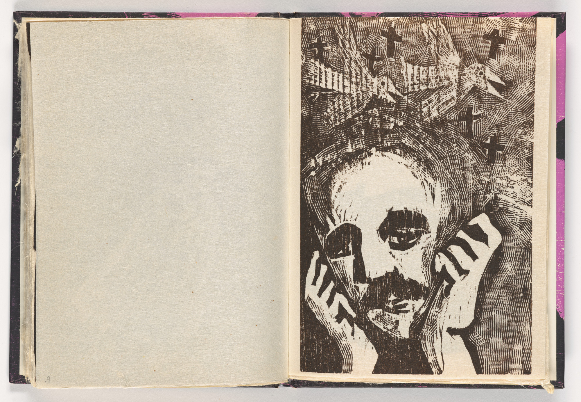 Antonio Frasconi. Plate (folio 29) from The Face of Edgar Allan Poe