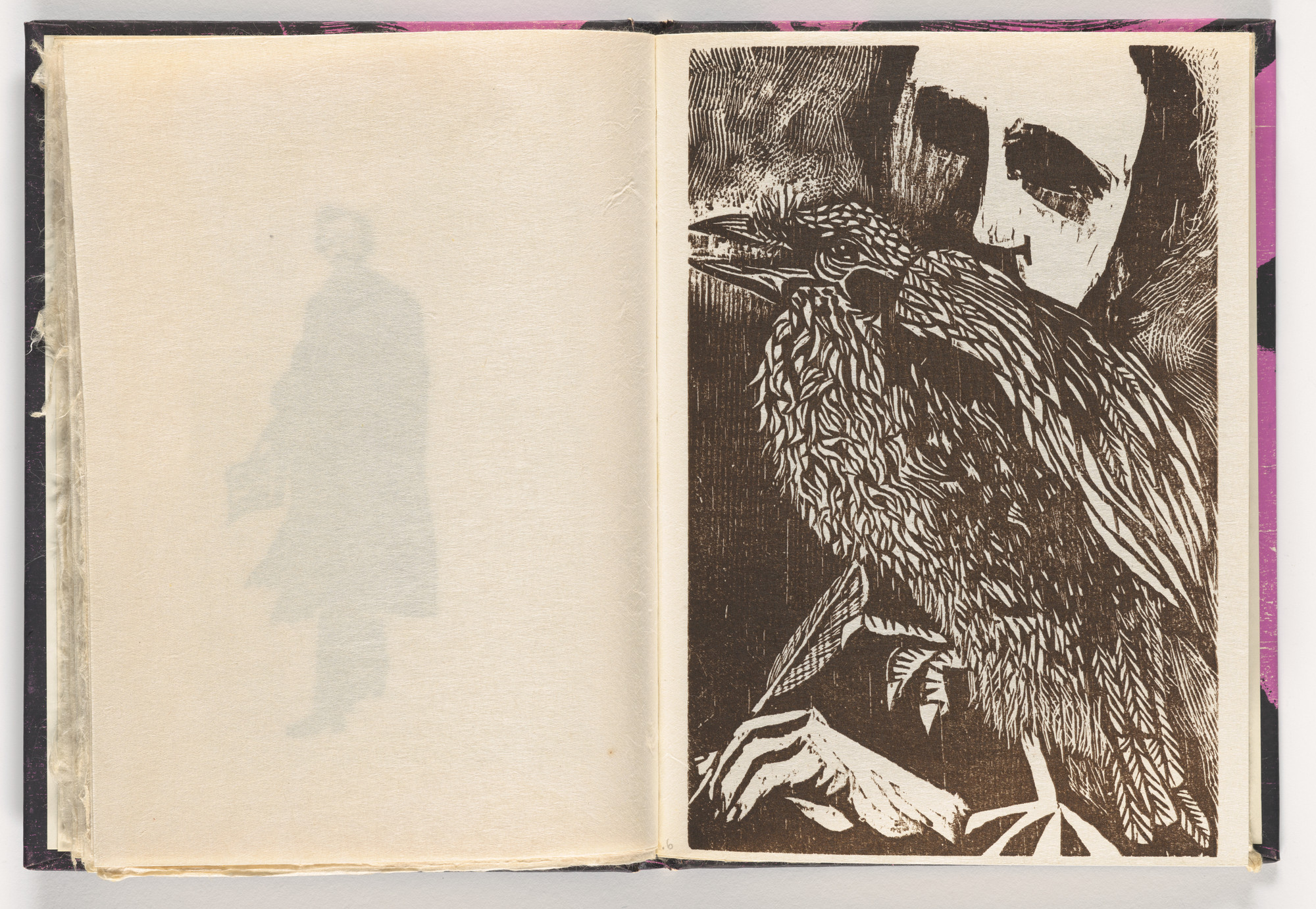 Antonio Frasconi. Plate (folio 21) from The Face of Edgar Allan Poe
