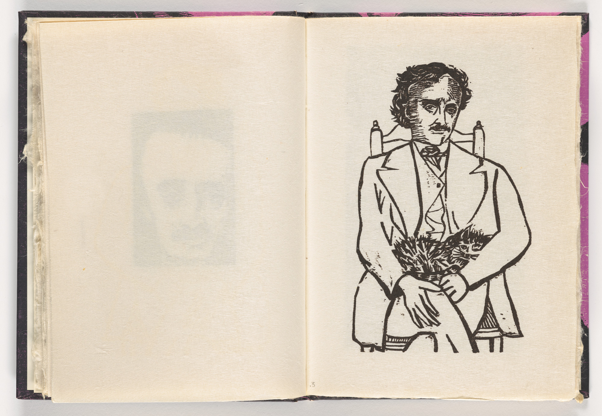Antonio Frasconi. Plate (folio 15) from The Face of Edgar Allan Poe