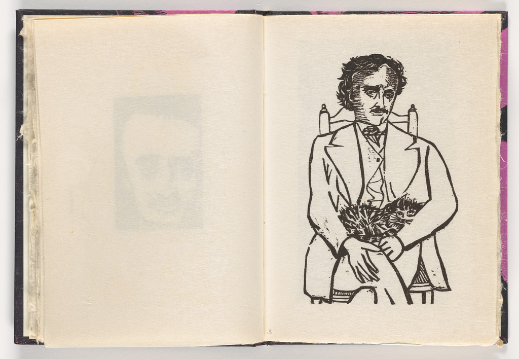 Plate (folio 15) from The Face of Edgar Allan Poe