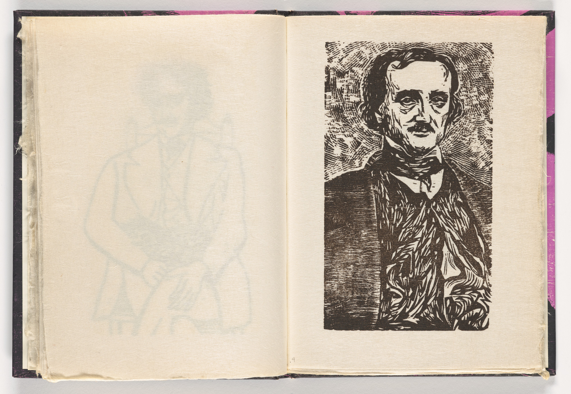 Antonio Frasconi. Plate (folio 17) from The Face of Edgar Allan Poe