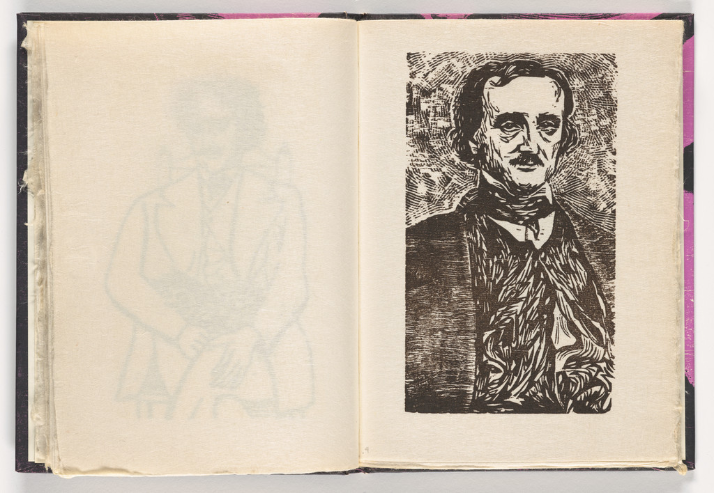Plate (folio 17) from The Face of Edgar Allan Poe