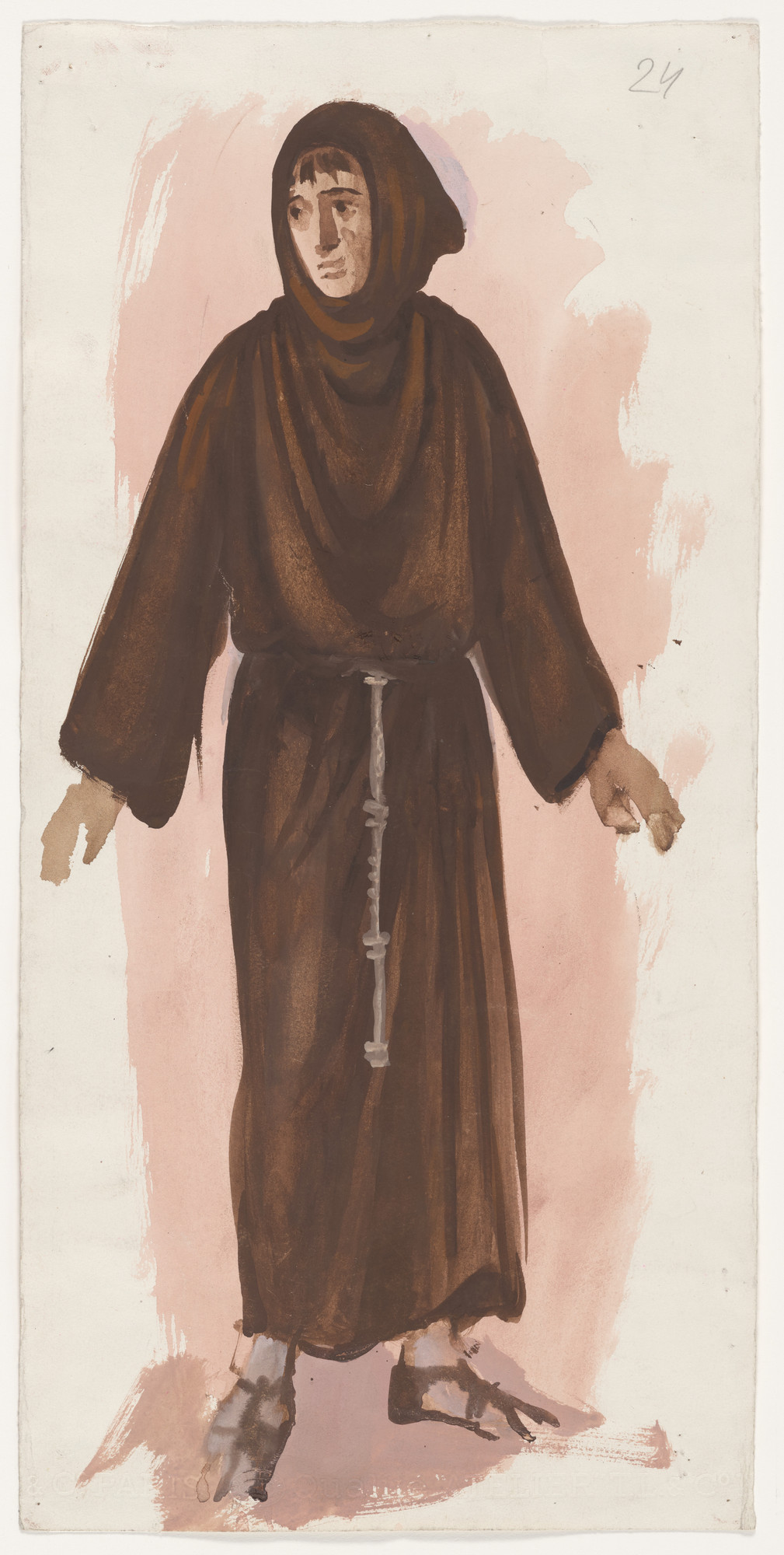 Pavel Tchelitchew. Nobilissima Visione or St. Francis, design for ballet (Priest)