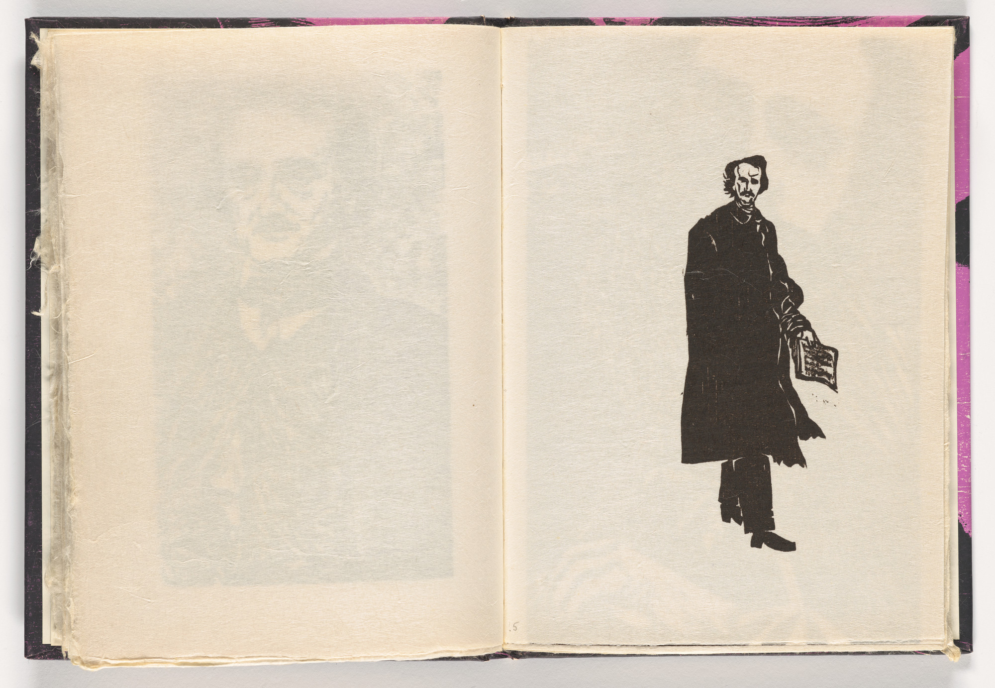 Antonio Frasconi. Plate (folio 19) from The Face of Edgar Allan Poe