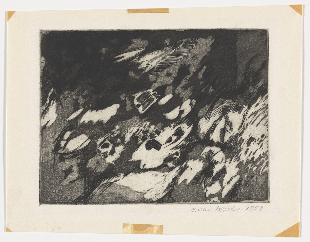 No title, Eva Hesse, 1958