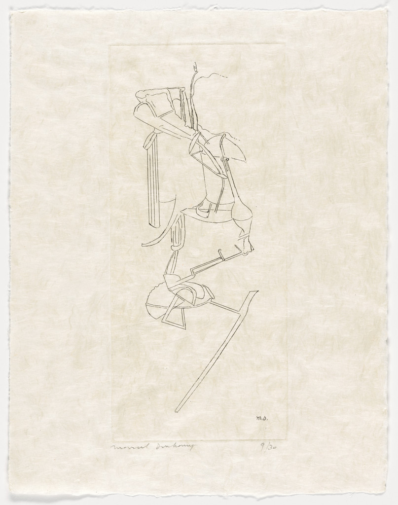 First state of The Bride (supplementary suite, plate 3) from The Large Glass and Related Works, Vol. 1