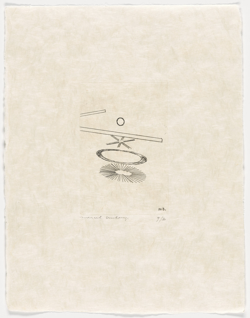 First state of The Oculist Witnesses (supplementary suite, plate 11) from The Large Glass and Related Works, Vol. 1