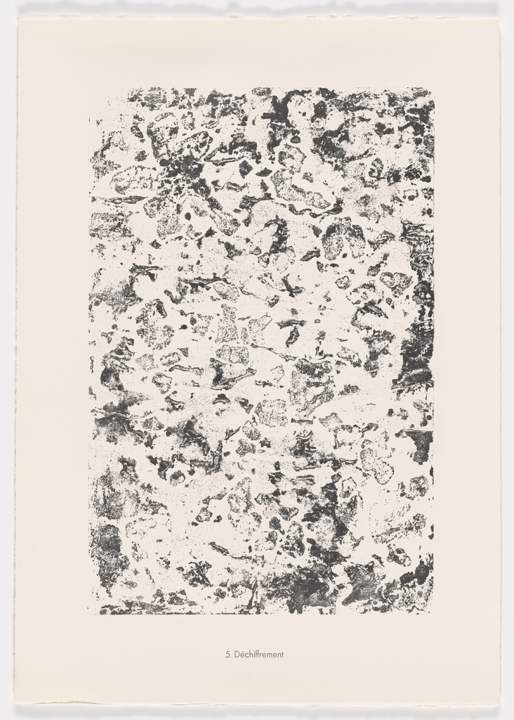 Decoding (Déchiffrement) from the portfolio Scrap Plates II (Planches de rebut II) from Phenomena (Les Phénomènes)