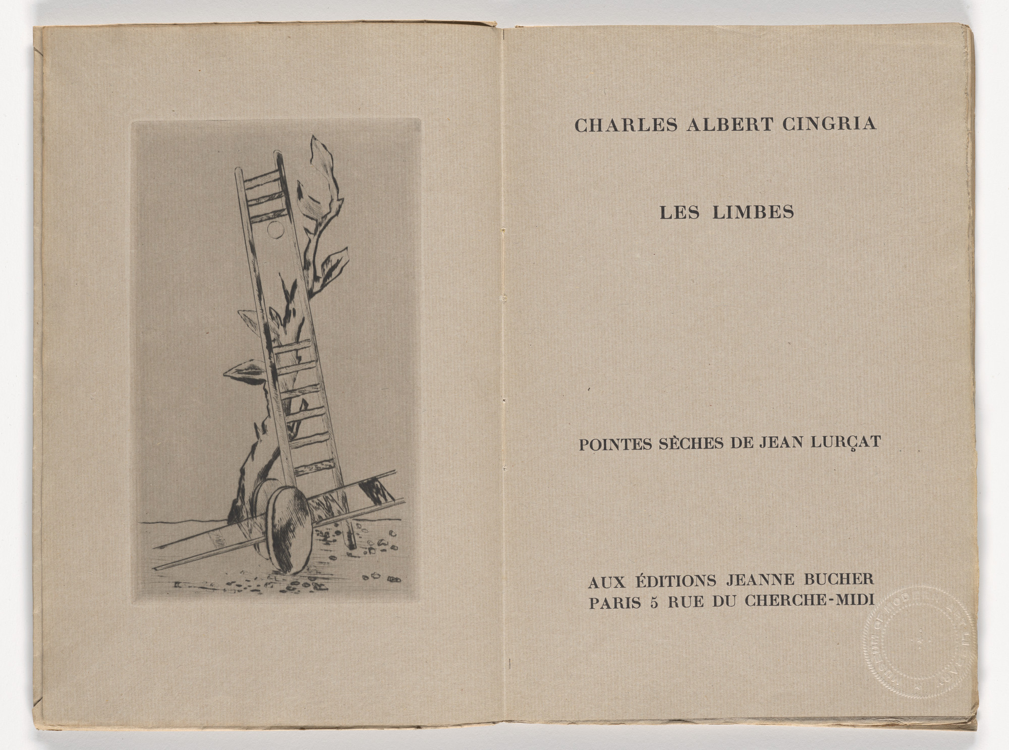 Jean Lurçat. Frontispiece from Les Limbes