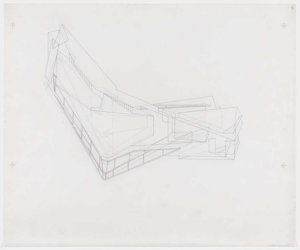 Twin House, Liberty, New York (Concept Drawing)