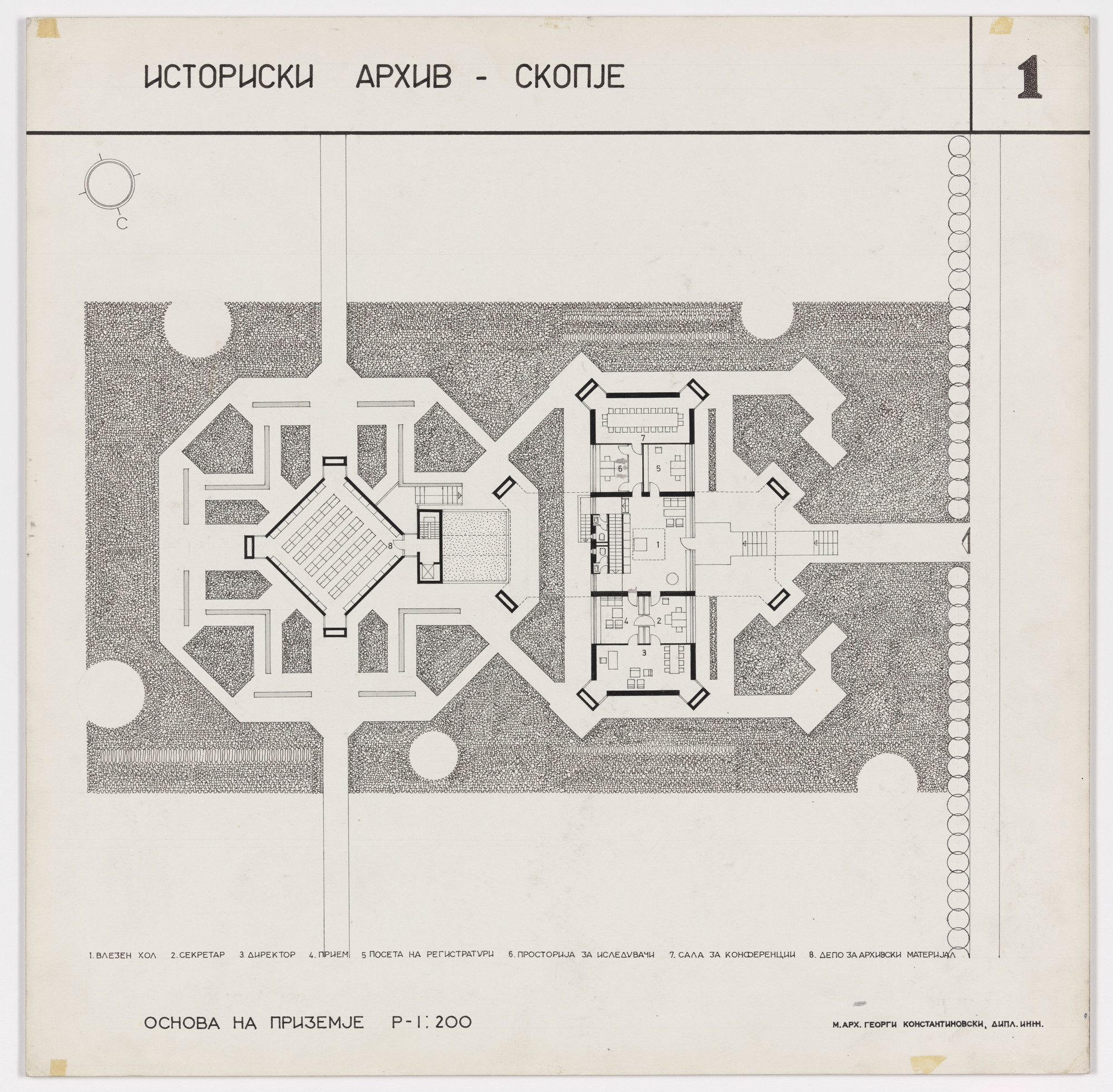 Georgi Konstantinovski. City Archive, Skopje, Macedonia