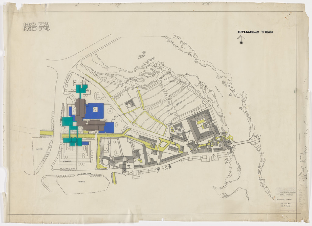 Hotel Ruža, Mostar, Bosnia and Herzegovina (Site plan)