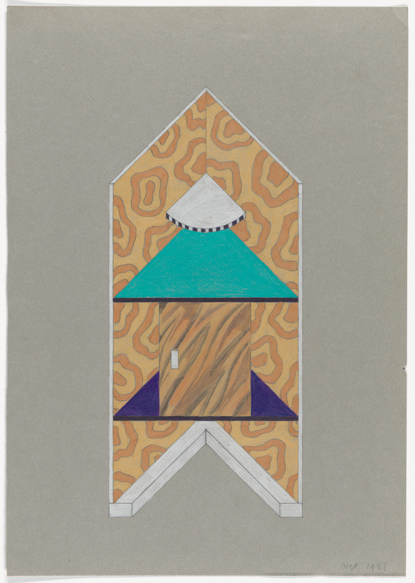 Nathalie du Pasquier. Untitled (furniture drawing)