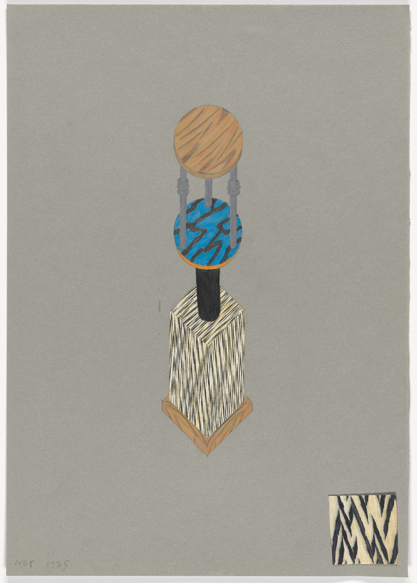 Nathalie du Pasquier. Untitled (furniture drawing)