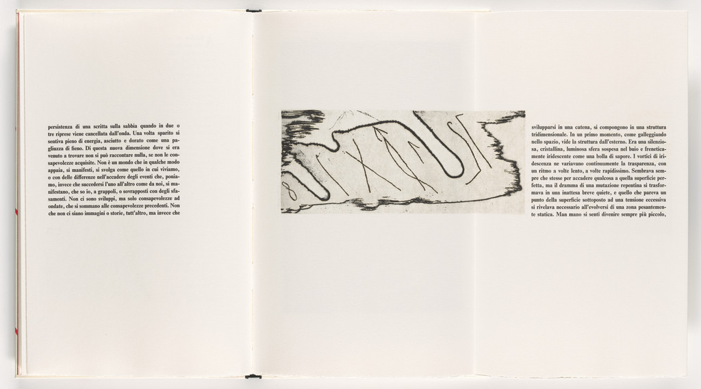 Double page fold-out plate (folios 7 and 8) from Piccolo circolo chiuso (Small Closed Circle)