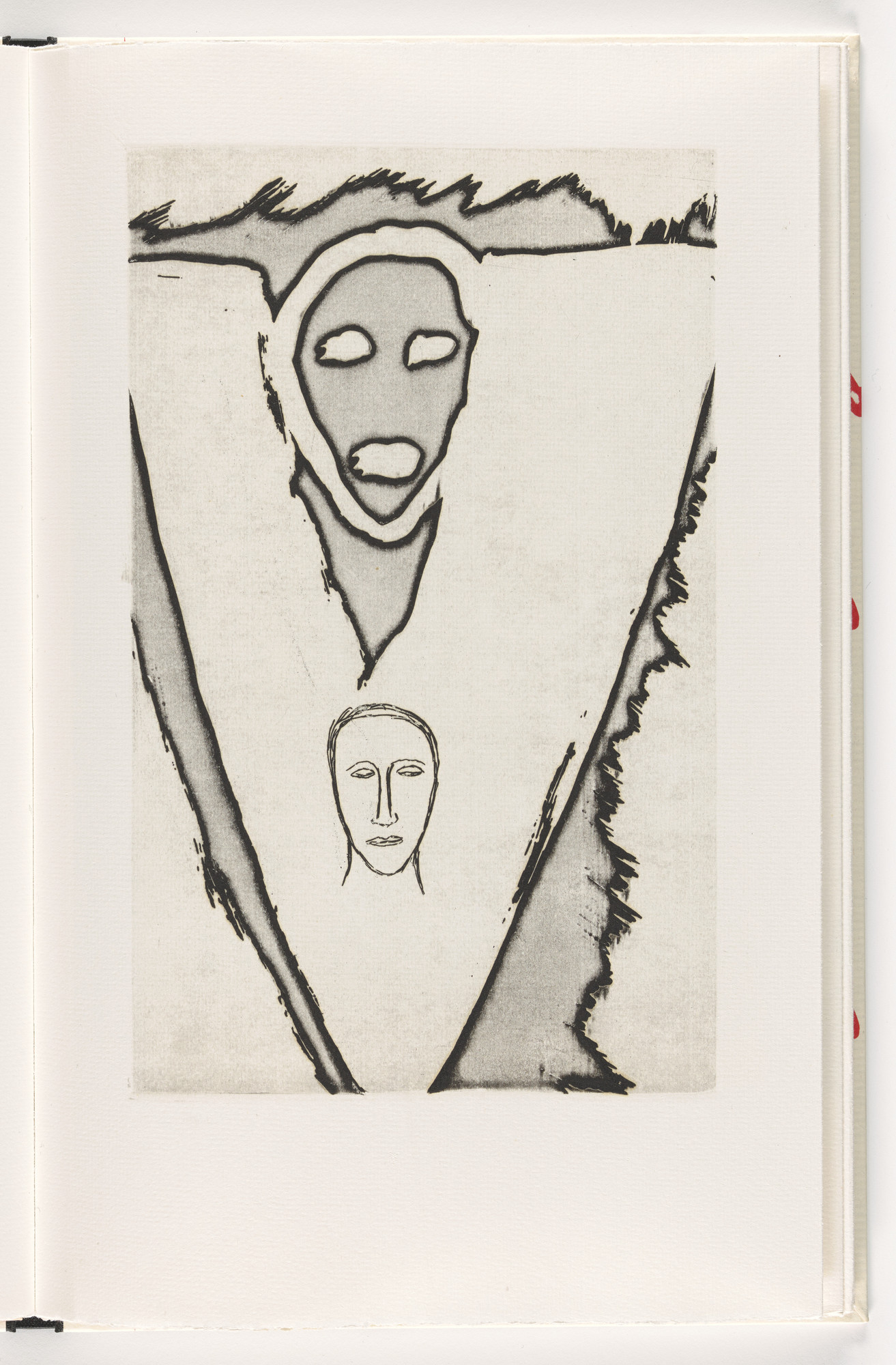 Mimmo Paladino. Plate (folio 11) from Piccolo circolo chiuso (Small Closed Circle)