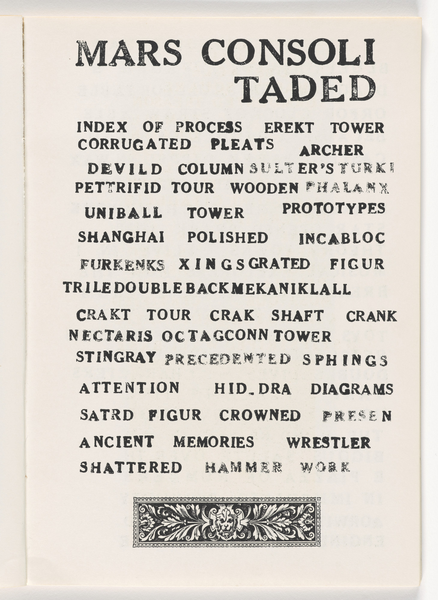 Eduardo Paolozzi. In-text plate (folio 9) from Metafisikal Translations