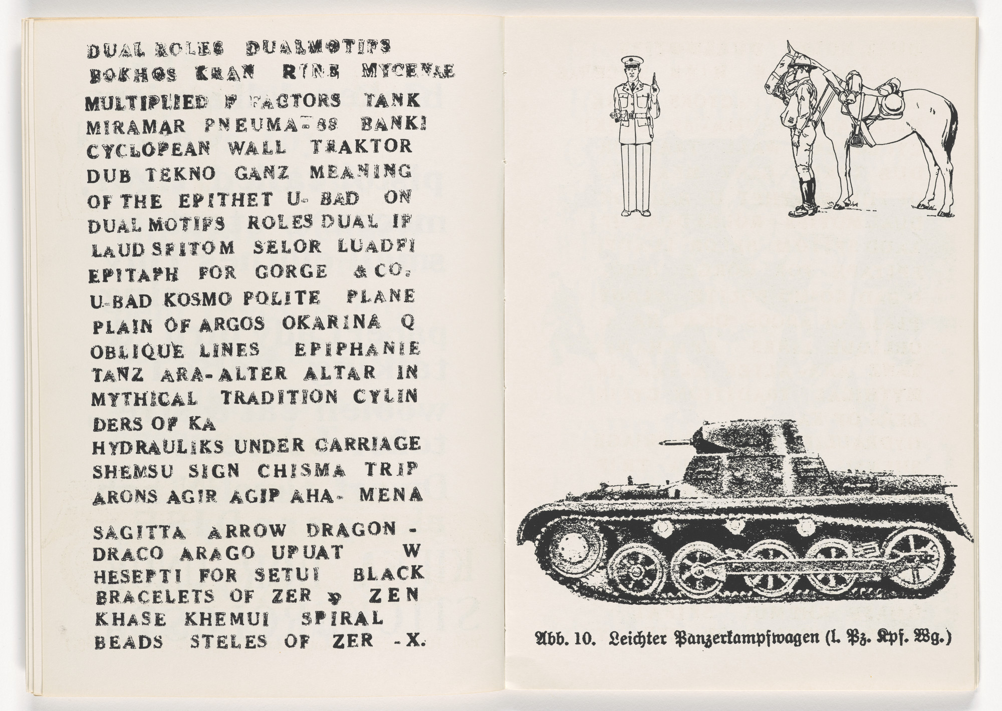 Eduardo Paolozzi. Plate (folio 14) from Metafisikal Translations