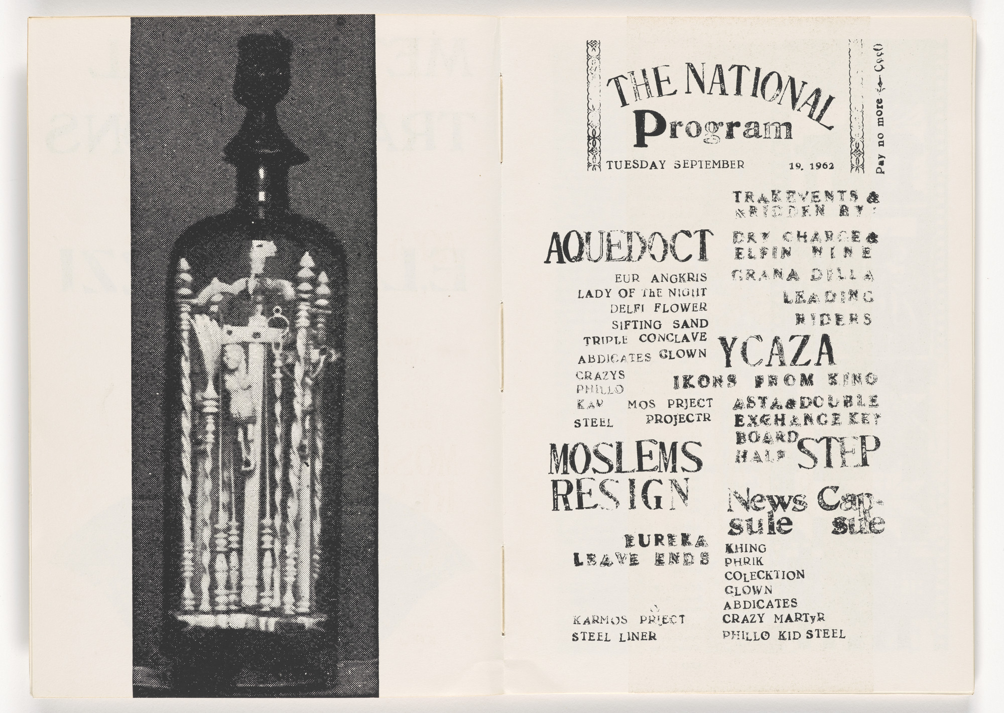 Eduardo Paolozzi. Plate (folio 2 verso) from Metafisikal Translations