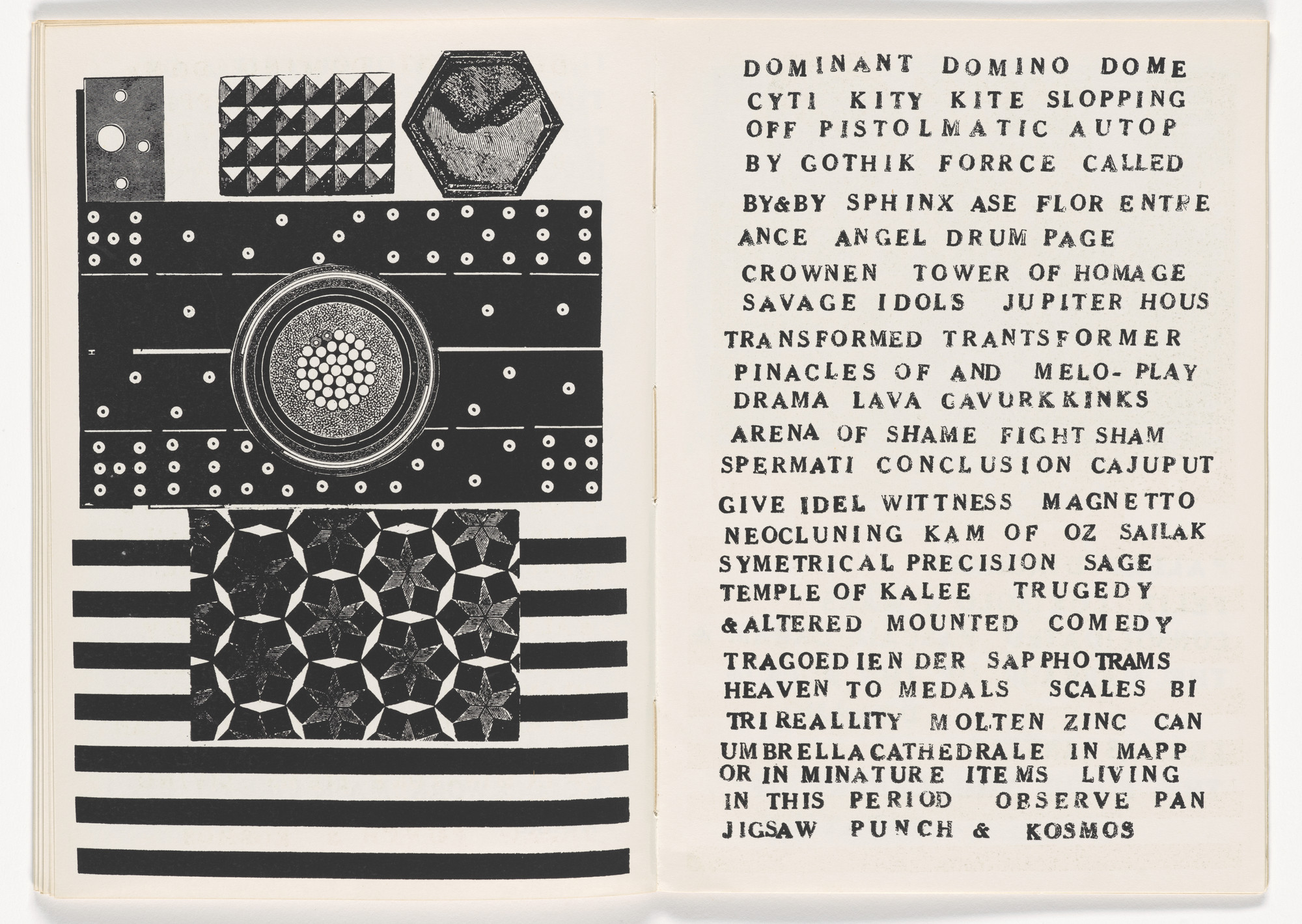 Eduardo Paolozzi. Plate (folio 18 verso) from Metafisikal Translations