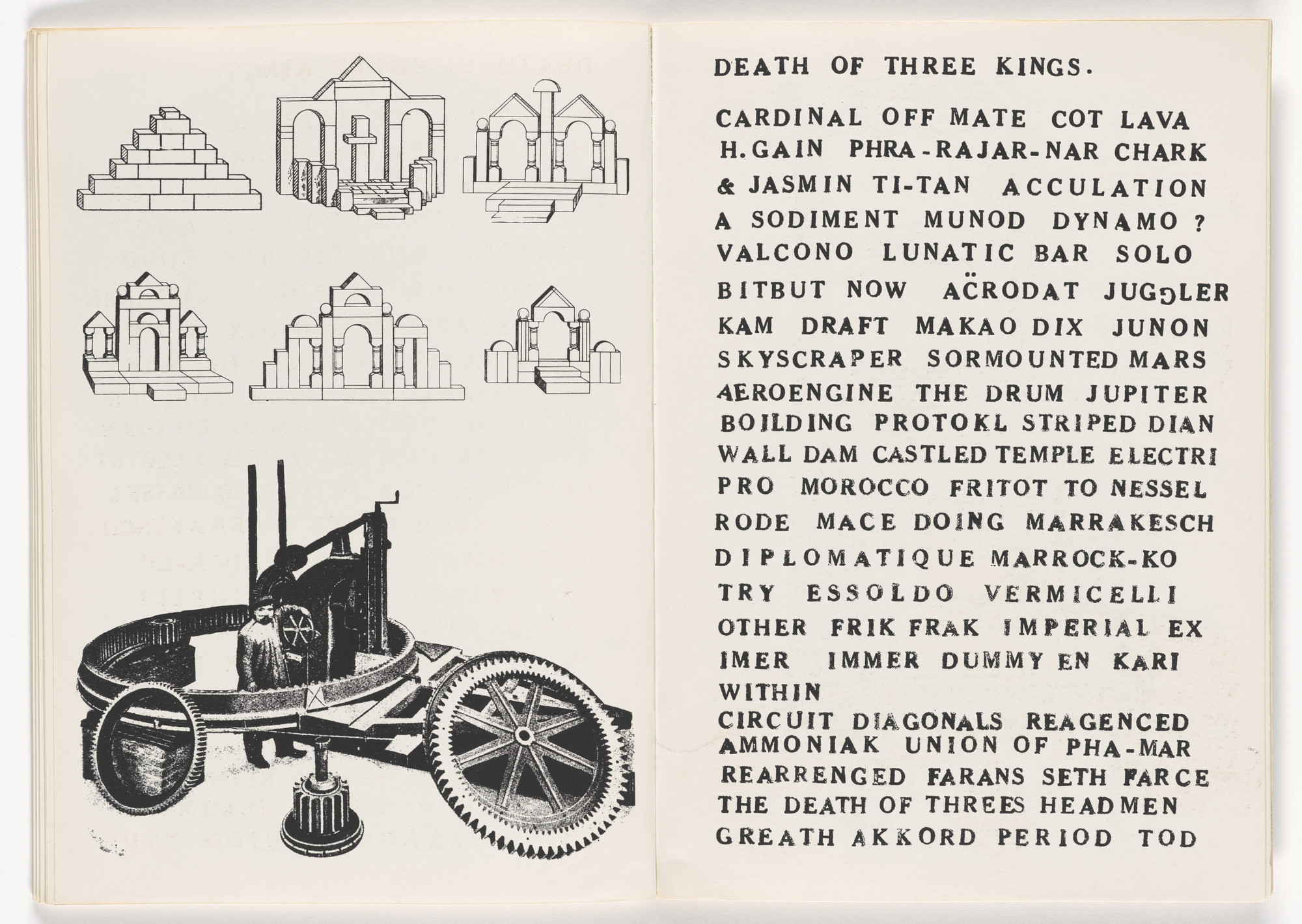 Eduardo Paolozzi. Plate (folio 20 verso) from Metafisikal Translations