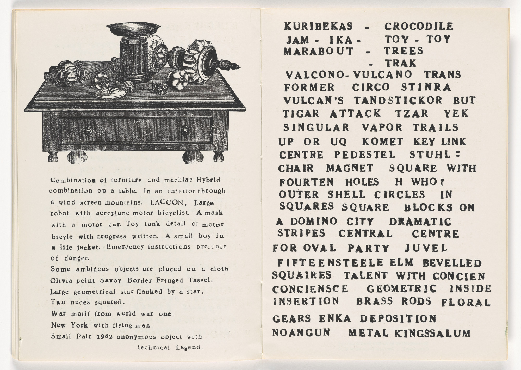 Eduardo Paolozzi. In-text plate (folio 23 verso) from Metafisikal Translations