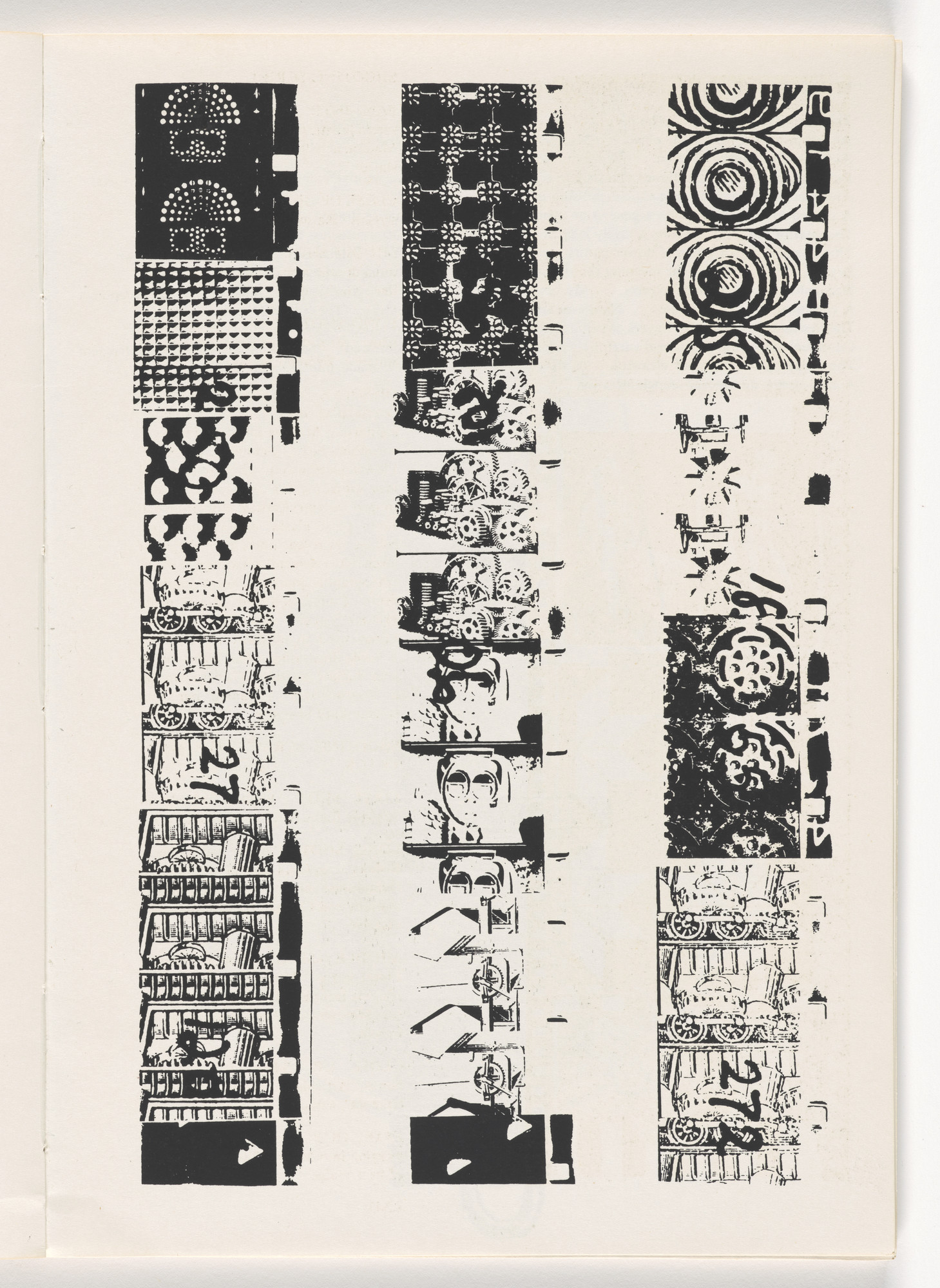 Eduardo Paolozzi. Plate (folio 4) from Metafisikal Translations