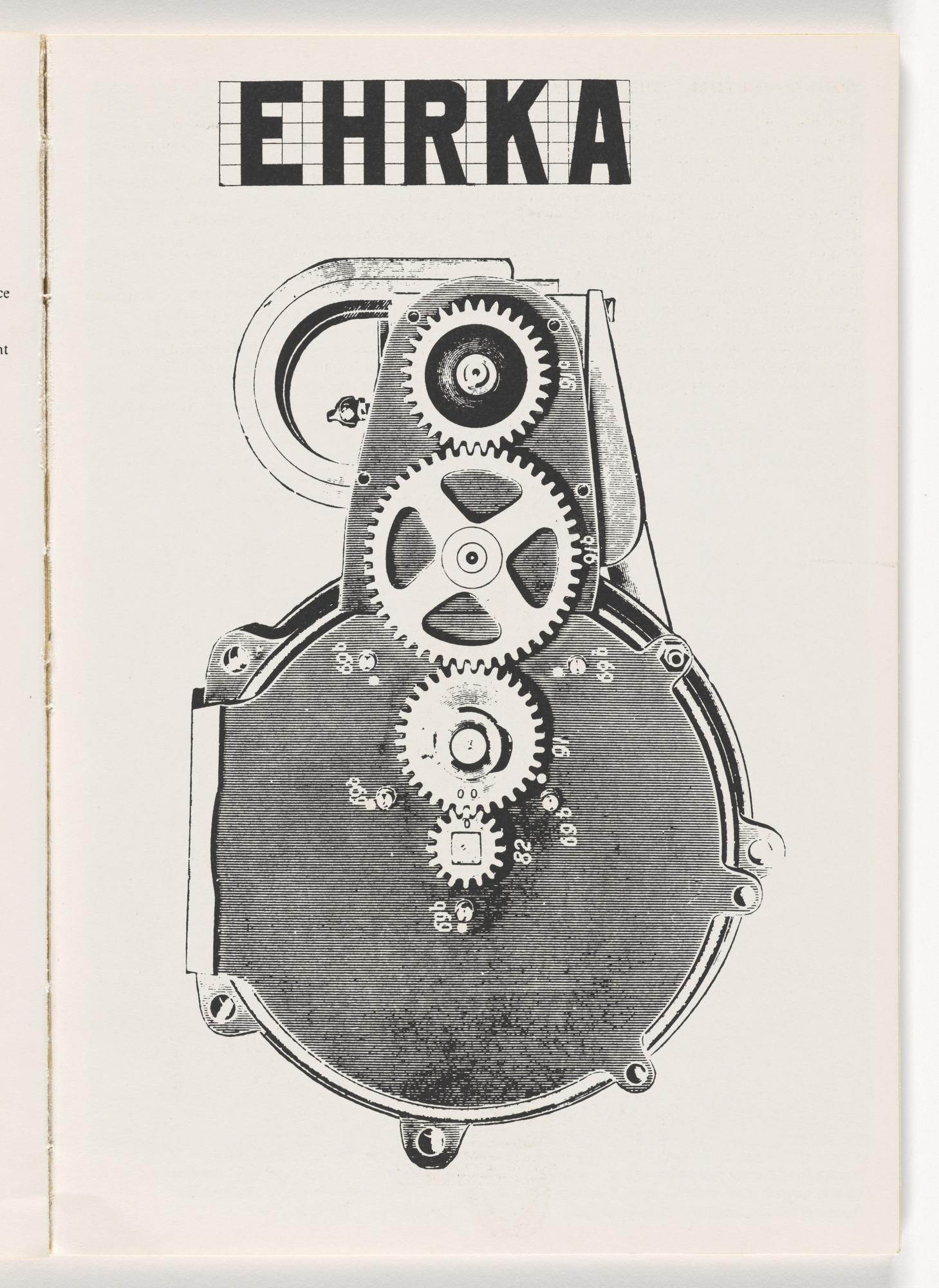 Eduardo Paolozzi. Plate (folio 5) from Metafisikal Translations