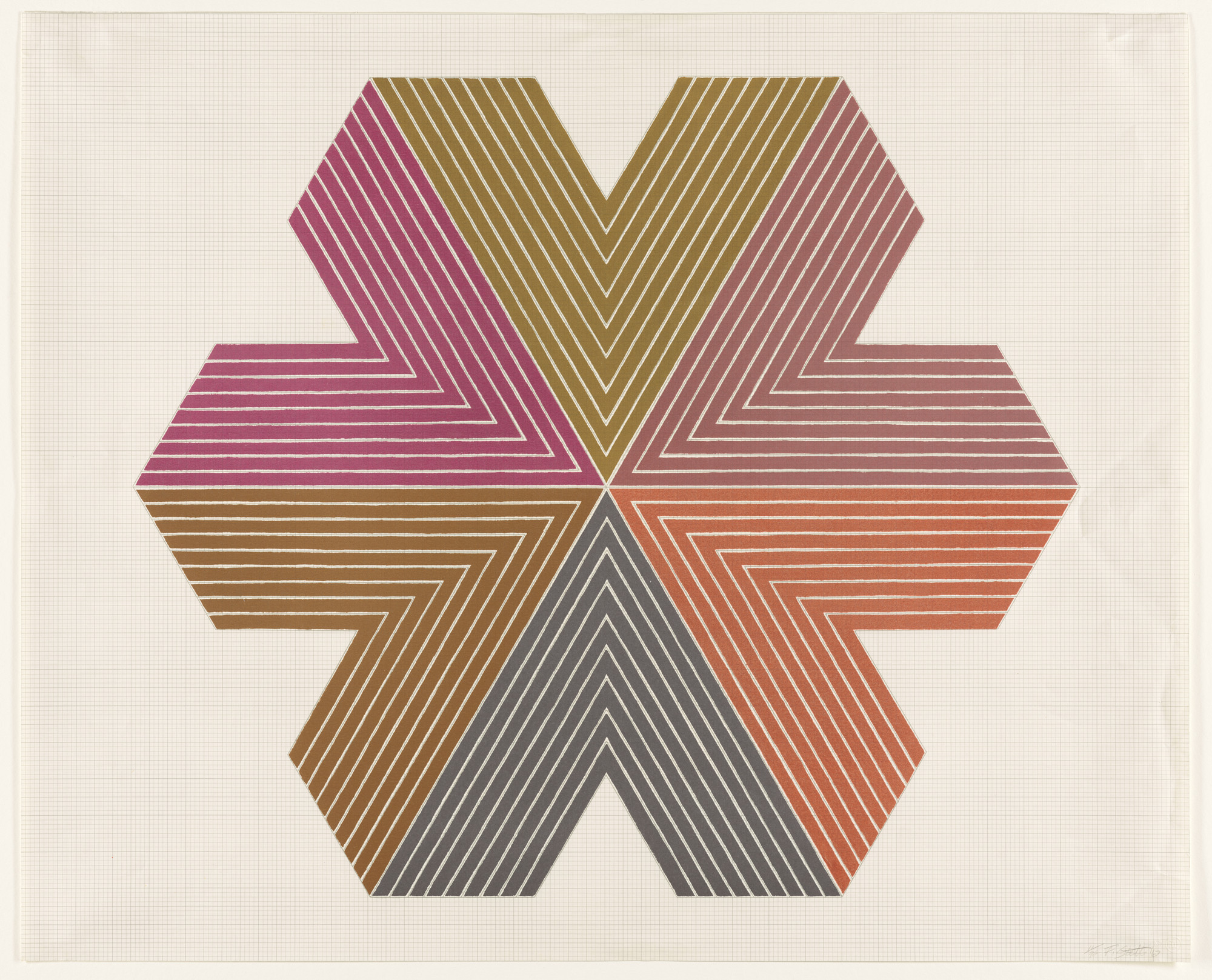 Frank Stella. Star of Persia I from the_Star of Persia Series_