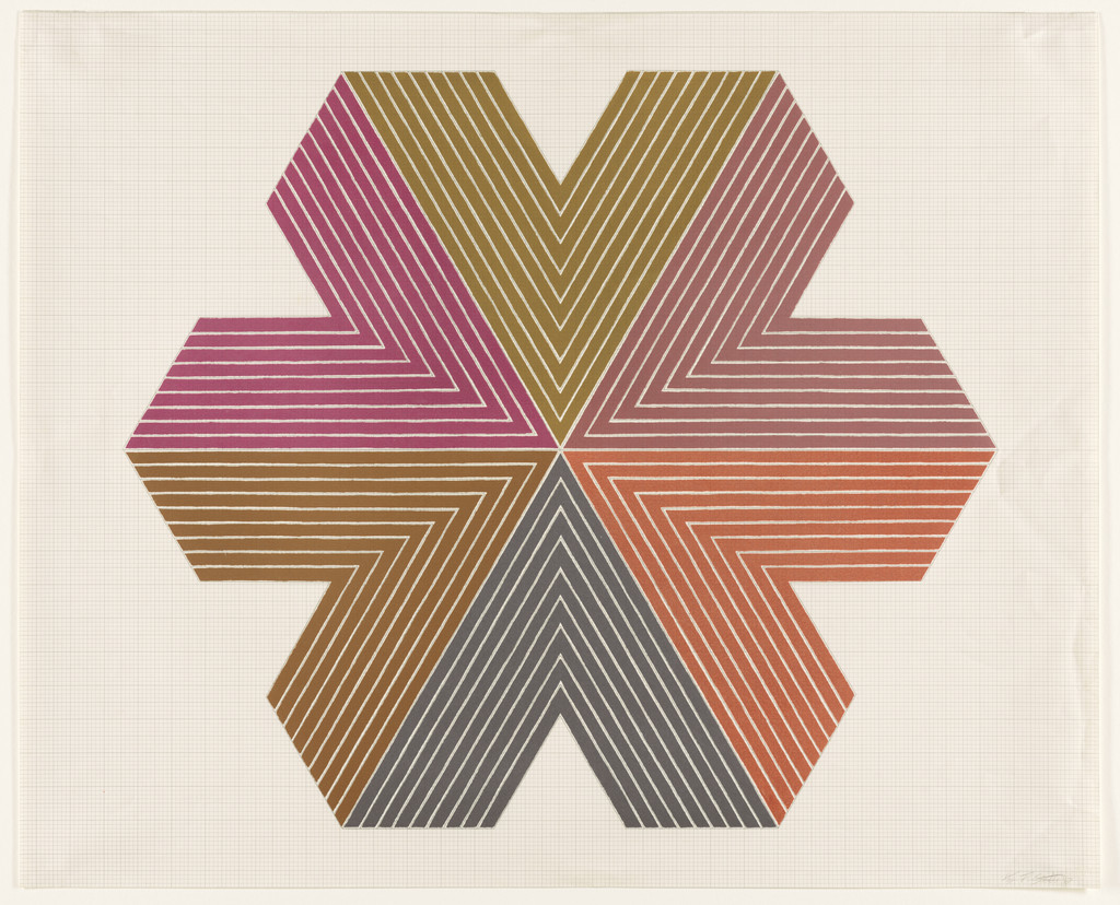 Star of Persia I from theStar of Persia Series, Frank Stella, 1967