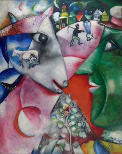 額　Marc　CHAGALL　MA884 Marc Chagall. I and the Village. 1911 | MoMA