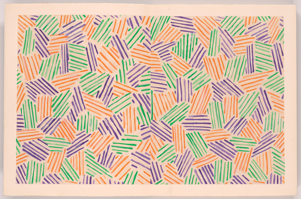 Hatching (front endpaper) from Foirades/Fizzles