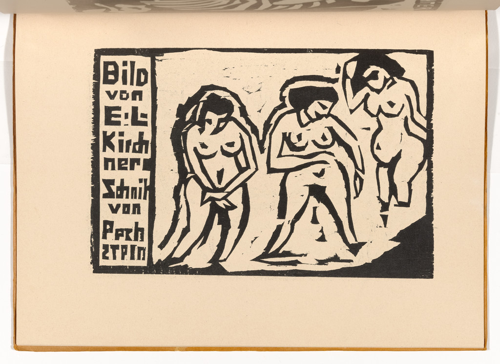 Bathers (Badende) (plate, folio 14) from KG Brücke