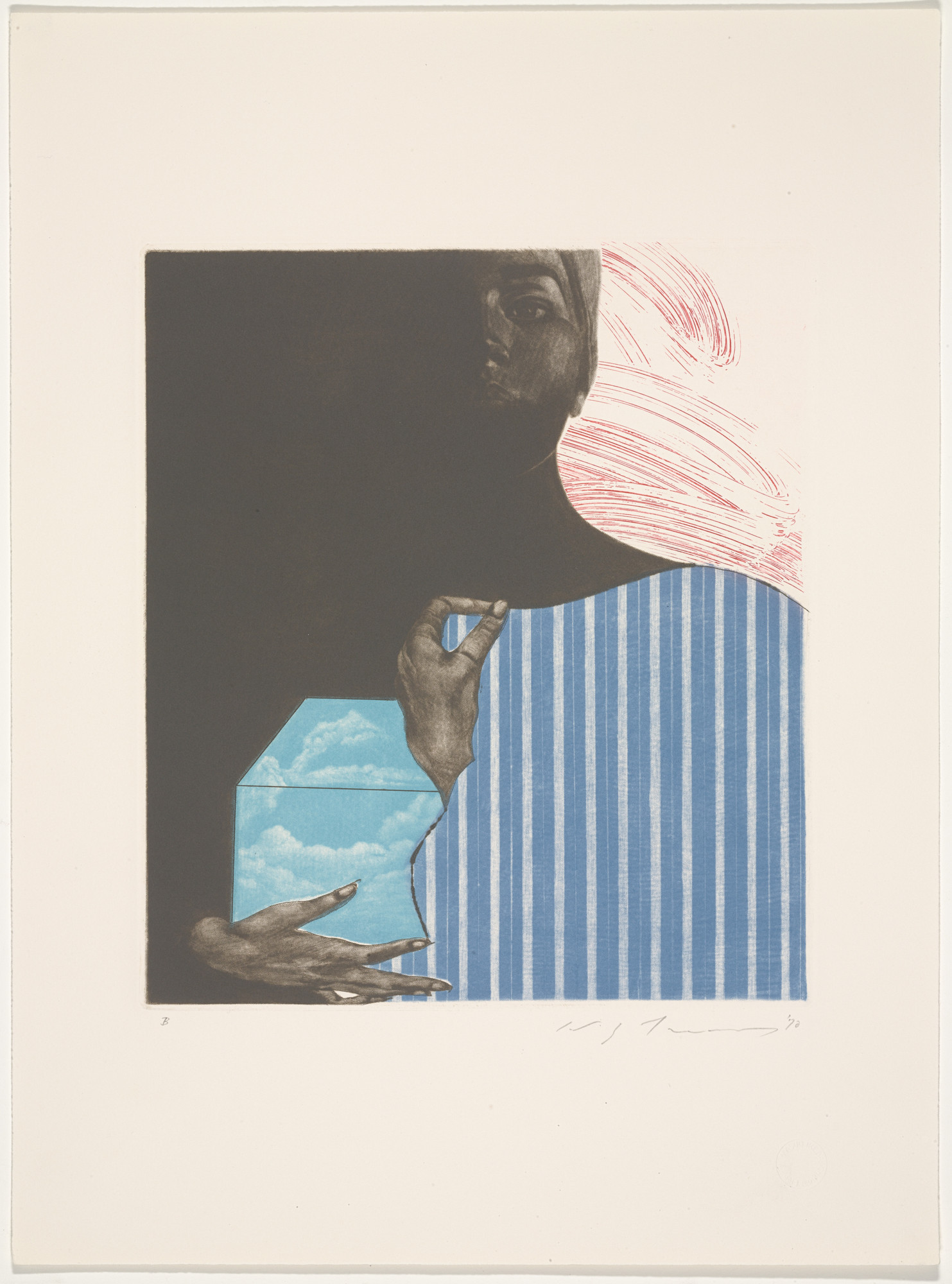 Ikeda Masuo (池田満寿夫). Portrait of Sphinx