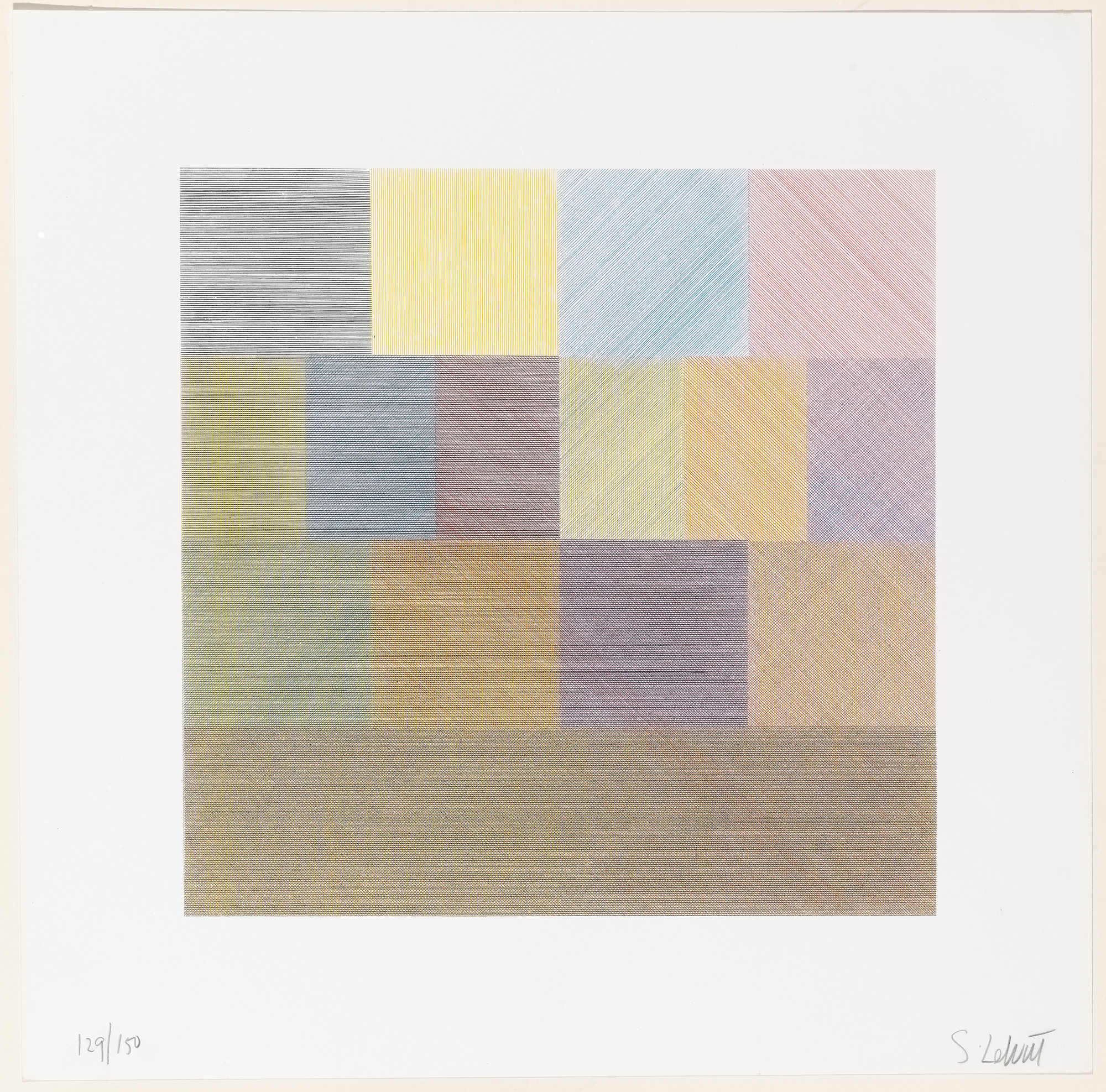 Sol LeWitt. Untitled from Composite Series