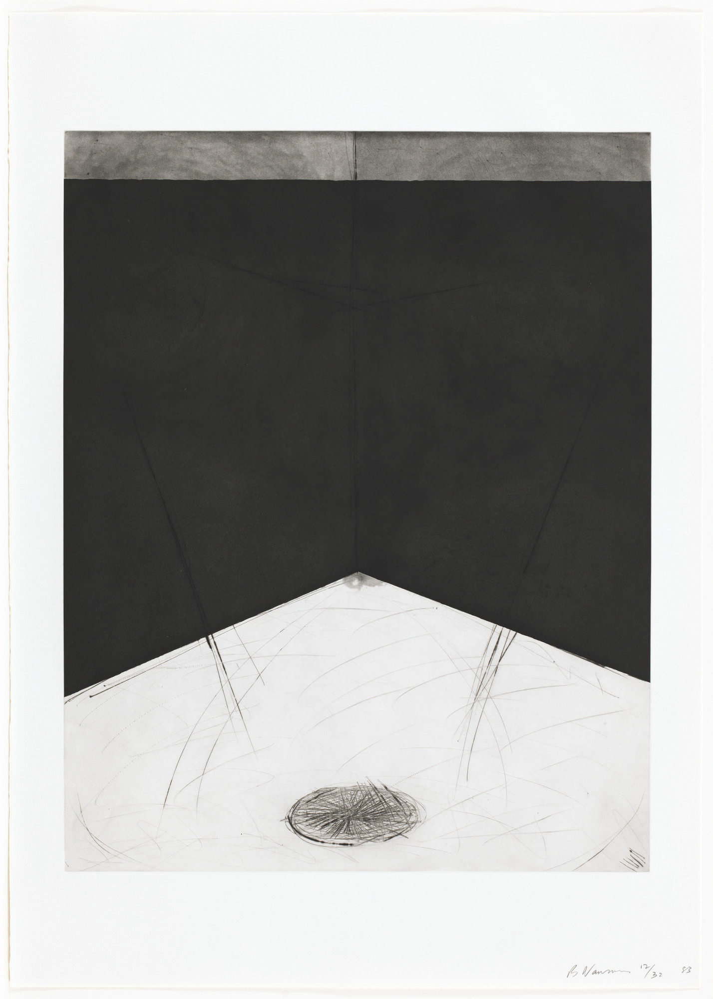 Bruce Nauman. Floor Drain