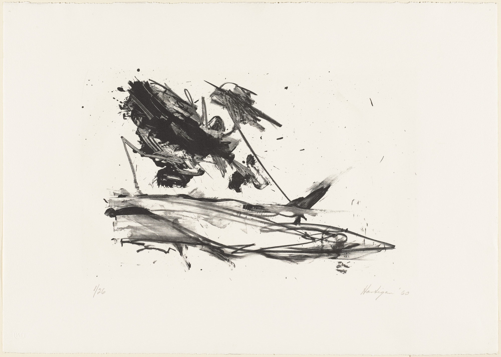 Grace Hartigan. Untitled from The Hero Leaves His Ship