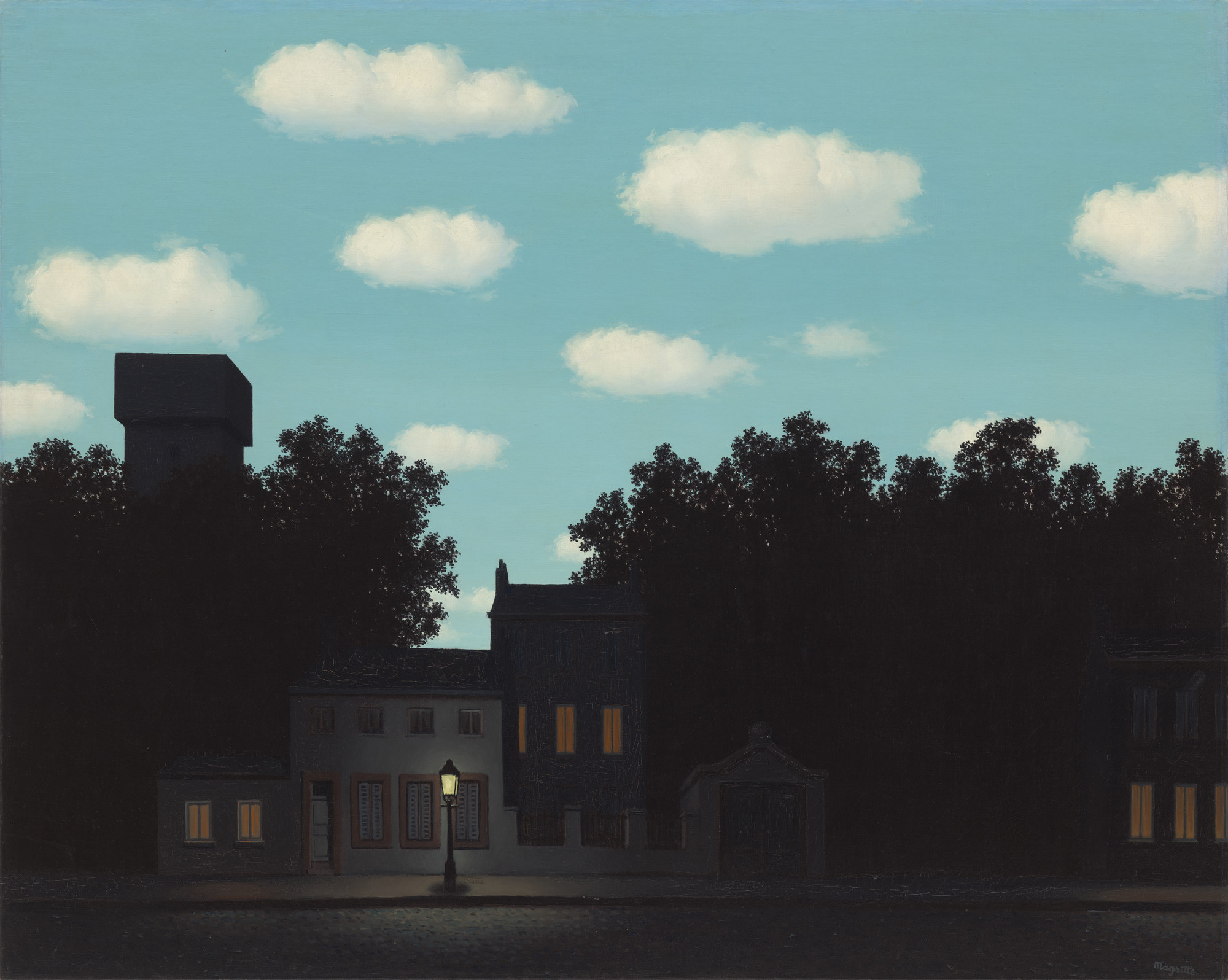 光の帝国　1950/ルネ マグリット/ポスター magrrit moma René Magritte. The Empire of Light, II. 1950 | MoMA