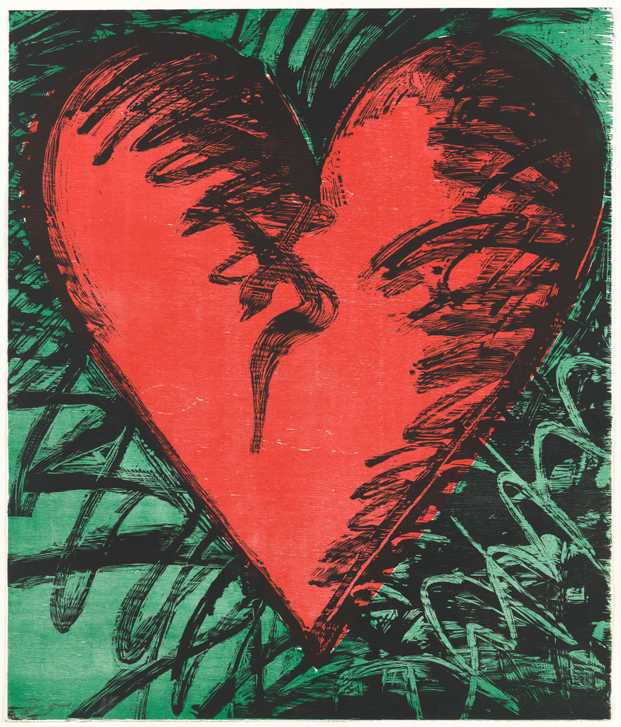 Rancho Woodcut Heart