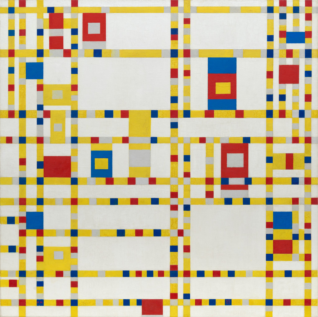 Broadway Boogie Woogie by Piet Mondrian