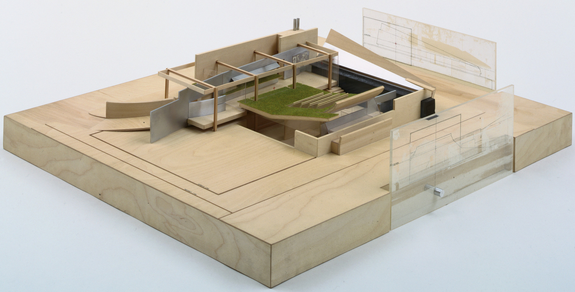 Joel Sanders, Architect, Joel Sanders, Marc Tsurumaki, Ernest Guenzburger, Sean Keller, Dillon Kyle, Cary Siress. Kyle Residence Project, Houston, Texas. 1991-92