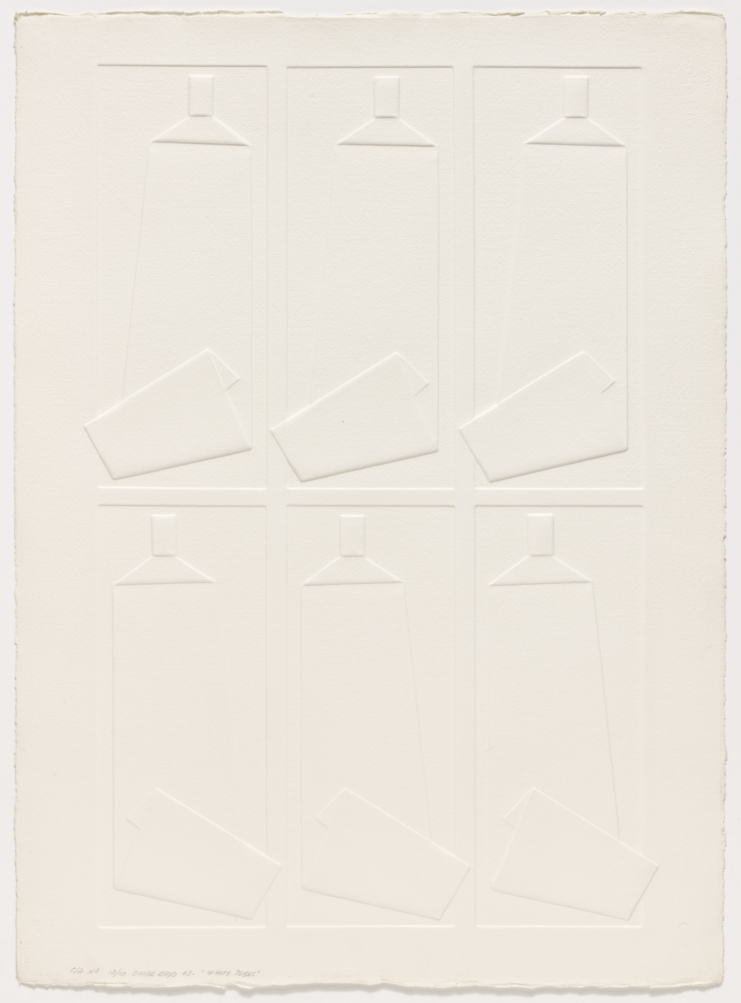 Omar Rayo. White Tubes from Made in USA