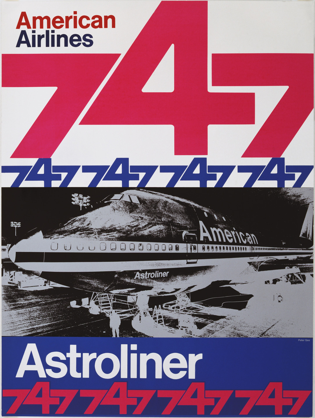 Peter Gee. American Airlines 747 Astroliner. 1968