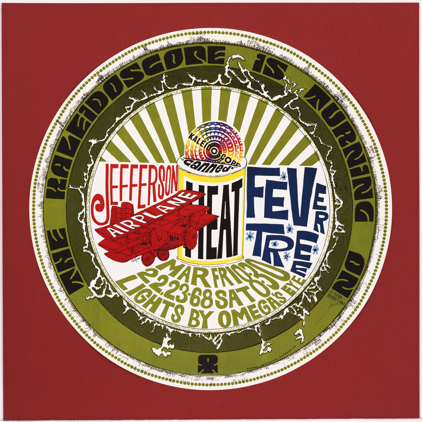 Gary Essert, Dahlgren. Jefferson Airplane, Canned Heat, Fever Tree. 1968