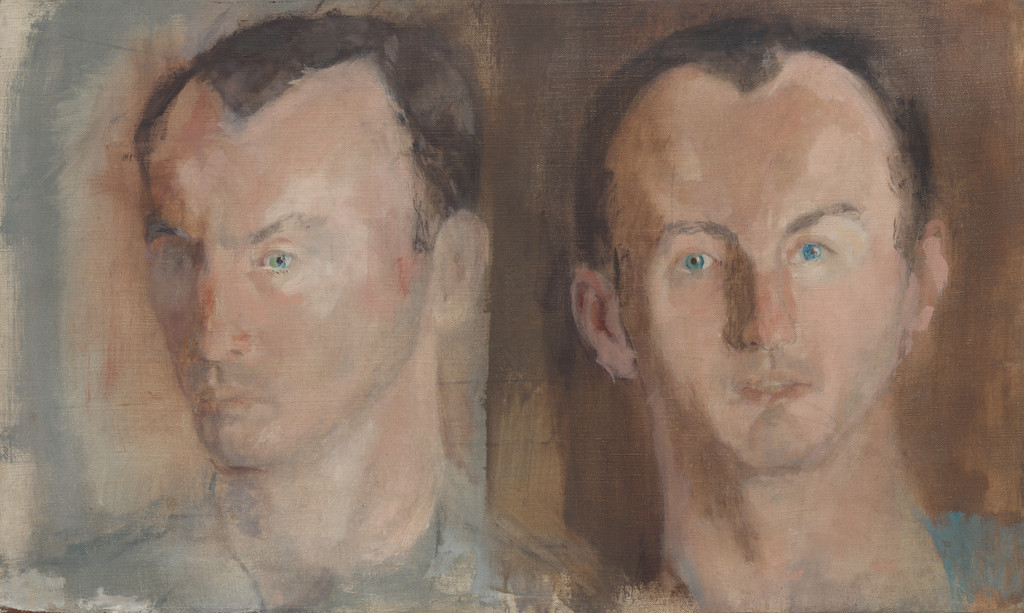 Double Portrait of Frank O'Hara, Larry Rivers, 1955
